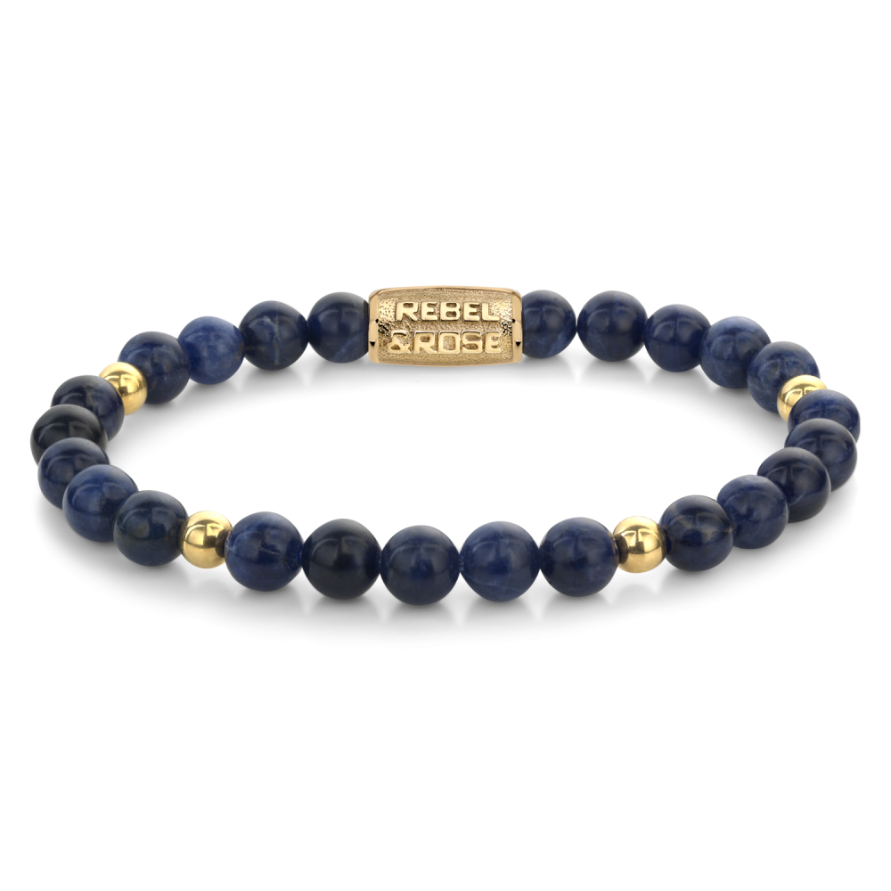 More Balls Than Most - Midnight Blue - 18 ct yellow gold ionplated - 6mm