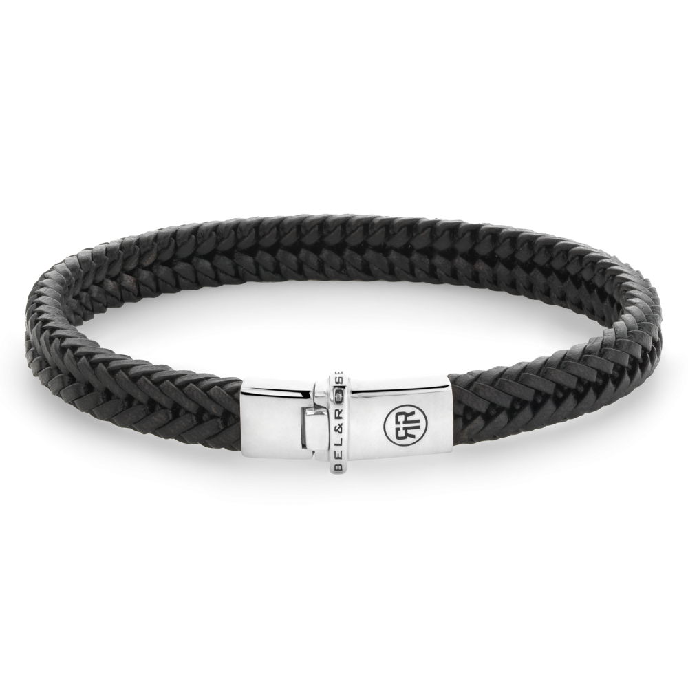 Absolutely Leather - Small Braided Apollo Black