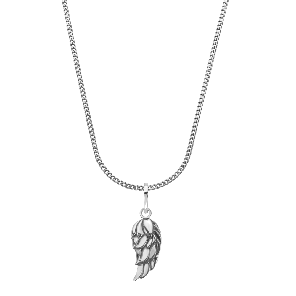 Necklace & Pendant - Necklace Chain Silver 925 - 3mm with Pendant Angels Wing