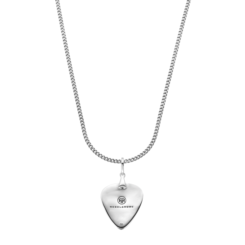 Necklace & Pendant - Necklace Chain Silver 925 - 3mm with Pendant Plectrum