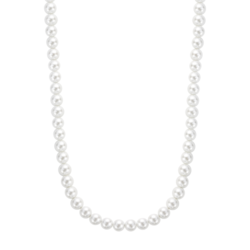 Necklace Pearl Gem Gold 8mm